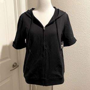 Gap Short Sleeve Black Hoodie
